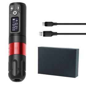 All-in-one Motor Portable Wireless Lithium Battery Tattoo Pen (Color: Red)