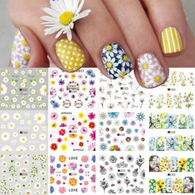 Beauty Watermark Stickers Ins Summer Little Golden Yellow (Option: A1645 1656 Bare Clip)