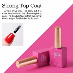 Nail Primer Sealer Set Removable Phototherapy Nail Polish Glue (Option: Rose Red-10PCS)