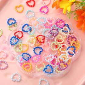 Lady's Plastic Nail Art  Beads (Option: Heart 200pcs)