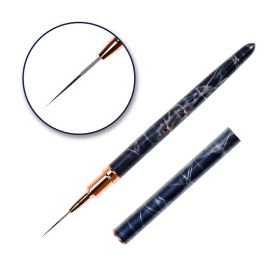 Black Marbled Metal Rod Pull Pencil Nail Tool (Option: 13mm)