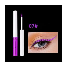 Quick Drying Water-soluble Color Luminous UV Eyeliner Liquid Pen (Color: Purple)