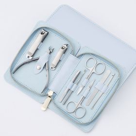 Nail Clipper Set For Household Use (Color: Blue)