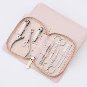 Nail Clipper Set For Household Use (Color: Pink)