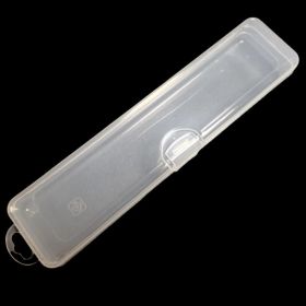 Transparent Portable Stationery Pencil Storage Box For Household Items (Option: Single box)