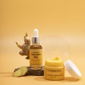 Turmeric Essential Oil Skincare Set Moisturizes And Repairs Skin Brightens And Hydrates To Relieve Dull Skin (Option: Turmeric Cream turmeric oil)