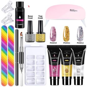 Manicure 13-piece Crystal Extended Glue Set (Option: Model 8)