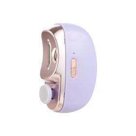 Home Electric Nail Sharpener Fully Automatic And Can Light Up (Color: Purple)