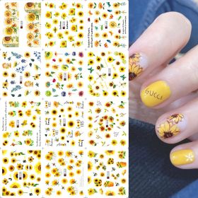 Beauty Watermark Stickers Ins Summer Little Golden Yellow (Option: A1633 1644 Bare Clip)