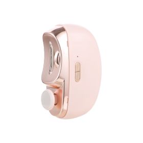 Home Electric Nail Sharpener Fully Automatic And Can Light Up (Color: Pink)